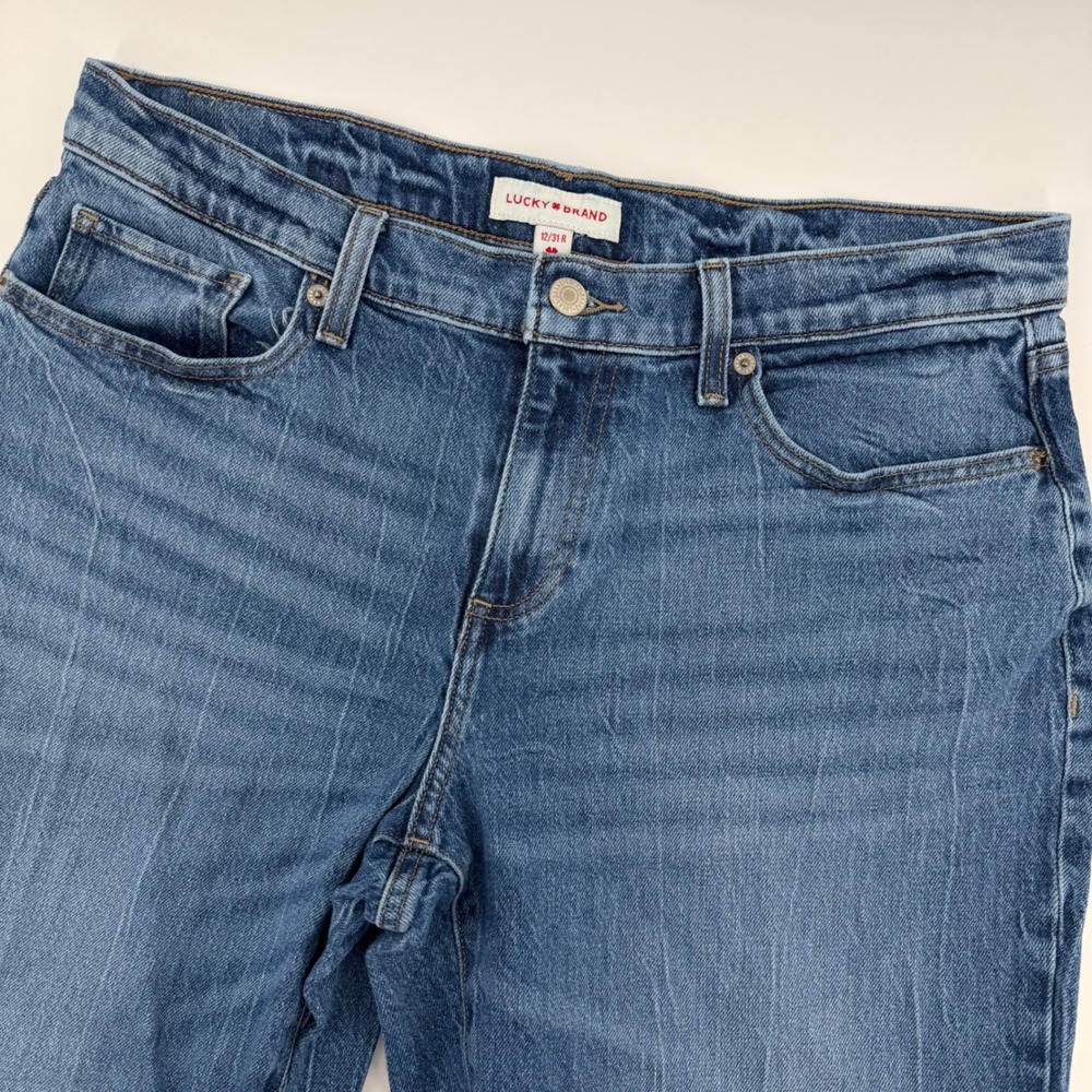 Lucky Brand Easy Rider Boot Jeans Women's Size 12/31 R Medium Wash